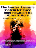 The Master Arpeggio System for Jazz Improvisation II: Minor & More for Electric Guitar