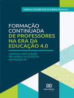 Formação continuada de professores na era da educação 4.0: saberes, identidade docente e as práticas pedagógicas