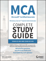 MCA Windows Server Hybrid Administrator Complete Study Guide with 400 Practice Test Questions: Exam AZ-800 and Exam AZ-801