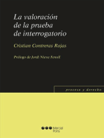 La valoración de la prueba de interrogatorio