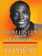 From his Lips: About Our Ministry: From His Lips, #5