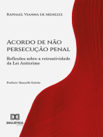 Acordo de não persecução penal: reflexões sobre a retroatividade da Lei Anticrime