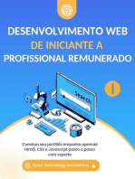 Desenvolvimento Web De iniciante a Profissional remunerado, Volume 1: Construa seu portfólio enquanto aprende Html5, CSS e Javascript passo a passo com suporte