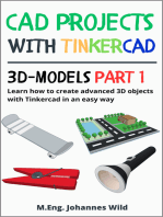 CAD Projects with Tinkercad | 3D Models Part 1: Learn how to create advanced 3D objects with Tinkercad in an easy way