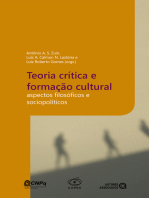 Teoria crítica e formação cultural: aspectos filosóficos e sociopolíticos