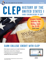 CLEP® History of the U.S. I Book + Online