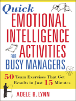 Quick Emotional Intelligence Activities for Busy Managers: 50 Team Exercises That Get Results in Just 15 Minutes