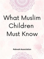 What Muslim Children Must Know