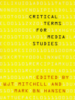 Critical Terms for Media Studies