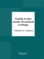 Guide to the study of animal ecology