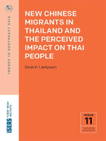 New Chinese Migrants in Thailand and the Perceived Impact on Thai People