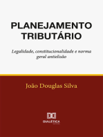 Planejamento tributário: legalidade, constitucionalidade e norma geral antielisão