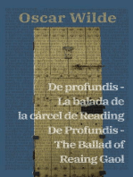 De profundis - La balada de la cárcel de Reading / De Profundis - The Ballad of Reading Gaol