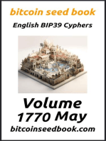 Bitcoin Seed Book English BIP39 Cyphers Volume 1770-May: Bitcoin Seed Book 1770, #5