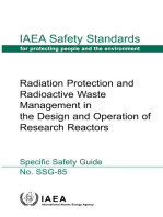 Radiation Protection and Radioactive Waste Management in the Design and Operation of Research Reactors