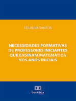 Necessidades formativas de professores iniciantes que ensinam matemática nos anos iniciais