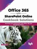 Office 365 with SharePoint Online Cookbook Solutions: Maximize your productivity with Office 365 and SharePoint Online (English Edition)