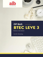 OP bag BTEC Leve 3 Business international Unit 02: Marketing: BTEC L3 International Business, #2