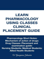 Learn Pharmacology Using Classes Clinical Placement Guide