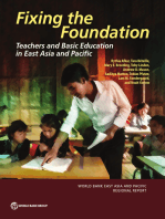 Fixing the Foundation: Teachers and Basic Education in East Asia and Pacific