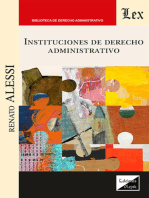 Instituciones de derecho administrativo