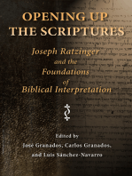 Opening Up the Scriptures: Joseph Ratzinger and the Foundations of Biblical Interpretation