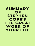 Summary of Stephen Cope's The Great Work of Your Life