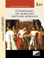 Compendio de derecho privado romano