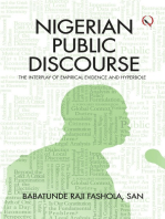 Nigerian Public Discourse: The Interplay of Empirical Evidence and Hyperbole