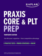 Praxis Core and PLT Prep: 9 Practice Tests + Proven Strategies + Online