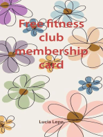 Free fitness club membership card