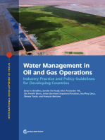 Water Management in Oil and Gas Operations: Industry Practice and Policy Guidelines for Developing Countries