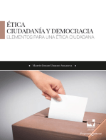 Ética, ciudadanía y democracia: Elementos para una ética ciudadana