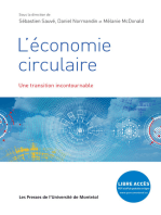 L' ECONOMIE CIRCULAIRE: Une transition incontournable