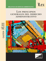 Los principios generales del derecho administrativo