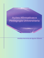 Ações Afirmativas E Pedagogia Universitária