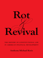 Rot and Revival: The History of Constitutional Law in American Political Development