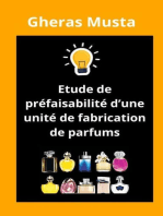 Etude de préfaisabilité d'une unité de fabrication de parfums