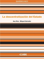 La descentralización del estado