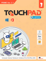 Touchpad Prime Ver. 2.1 Class 3: Windows 10 & MS Office 2016