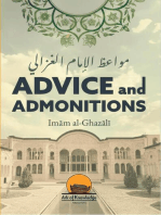 Advice and Admonitions: Imam Ghazali: Ark Of Knowledge Publications