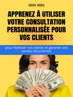 Avant de pouvoir utiliser votre conseil personnel pour vos clients - ainsi que des clients fiables et la garantie de rendements corr