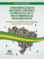 A procedimentalização do impeachment como modelo de processo coletivo e o direito fundamental de participação popular: um estudo da ratio decidendi dos processos de Fernando Collor e Dilma Rousseff