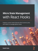 Micro State Management with React Hooks: Explore custom hooks libraries like Zustand, Jotai, and Valtio to manage global states