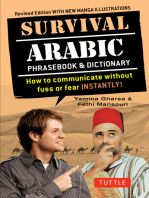 Survival Arabic Phrasebook & Dictionary: How to Communicate Without Fuss or Fear Instantly! (Completely Revised and Expanded with New Manga Illustrations)