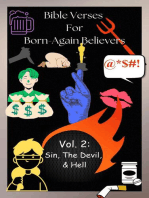 Bible Verses For Born Again Believers Volume 2: Sin, The Devil, & Hell: The Bible Study Series, #2