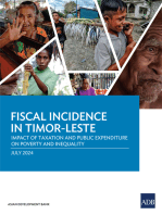 Fiscal Incidence in Timor-Leste: Impact of Taxation and Public Expenditure on Poverty and Inequality