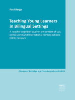 Teaching Young Learners in Bilingual Settings: A  teacher cognition study in the context of CLIL at the Dortmund International Primary Schools (DIPS) network