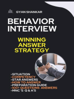 Behavior Interview Winning Answer Strategy