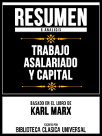 Resumen & Analisis - Trabajo Asalariado Y Capital - Basado En El Libro De Karl Marx